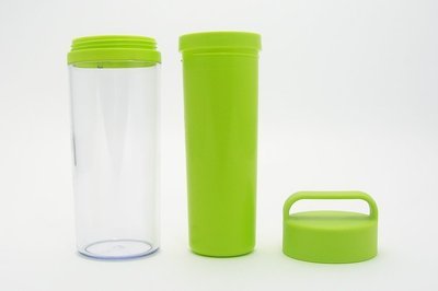 300ML雙層塑料杯 磨砂質感，免費印字，廣州市裕萬貿易優質選擇